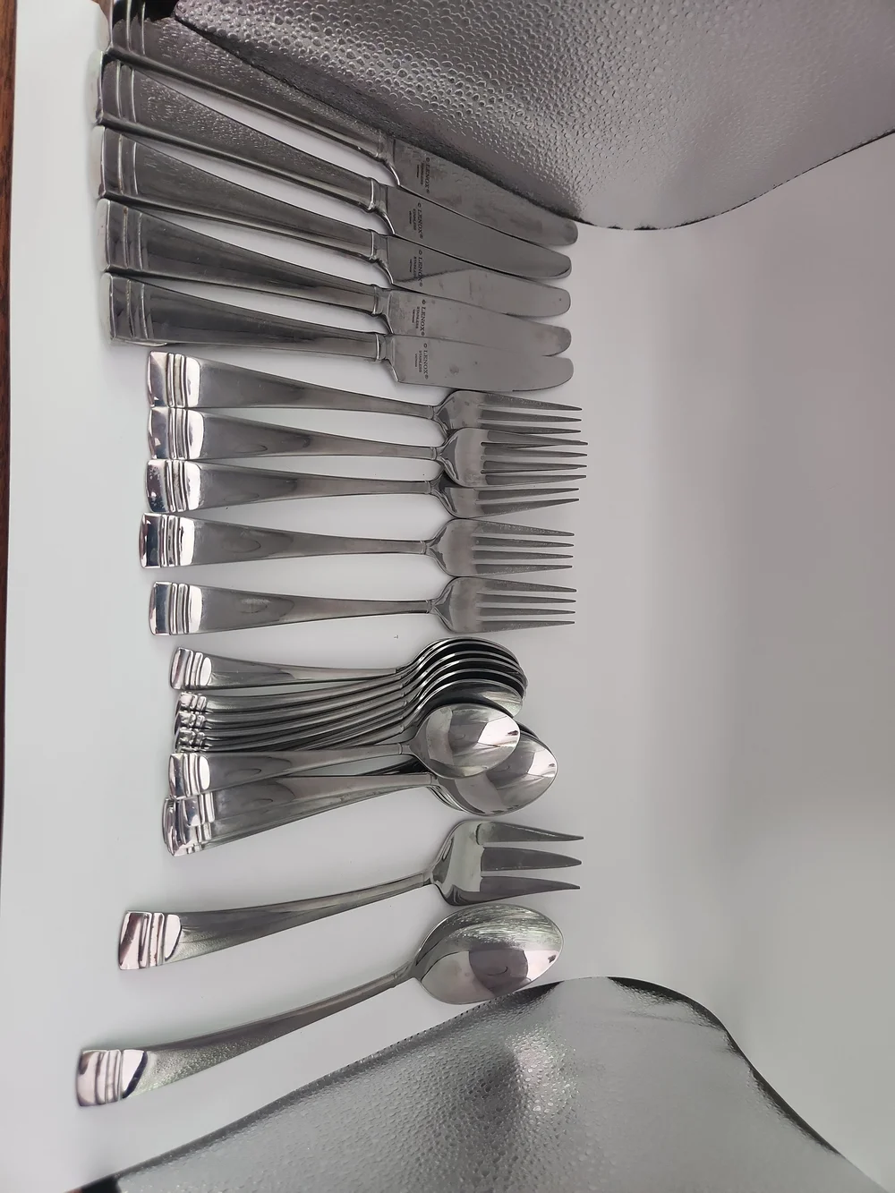 Lenox Stainless Steel 26-Piece Flatware Set - Polished Silver